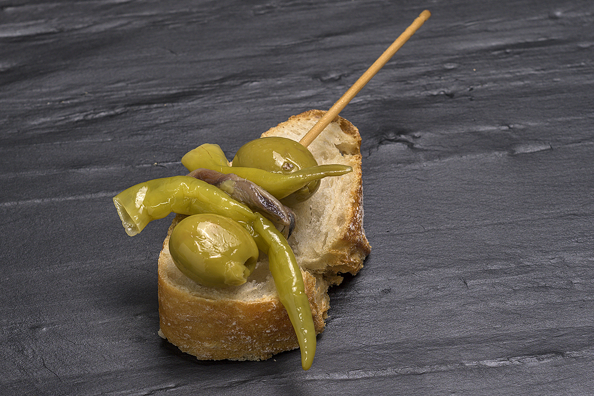 Pintxo de Gilda Donosti Pintxo de Gilda Donosti
